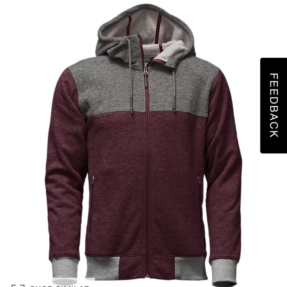 North face men’s tech Sherpa hoodie
